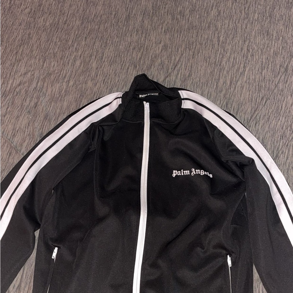 Palm Angels Black and White Track Jacket